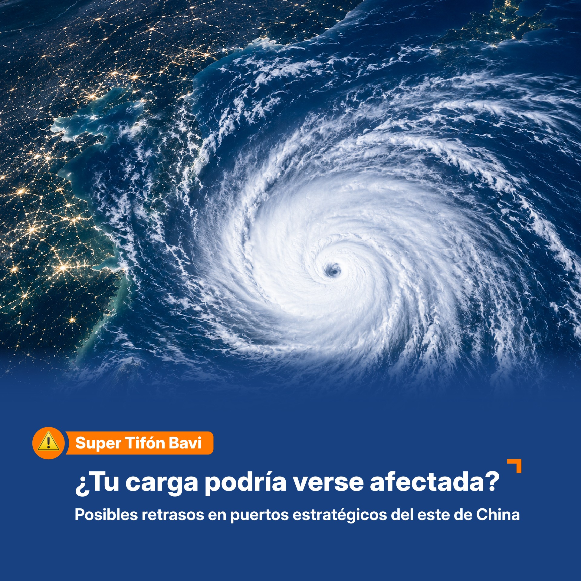 Alerta climática en China: Impacto del Tifón Bavi en las operaciones portuarias de Asia